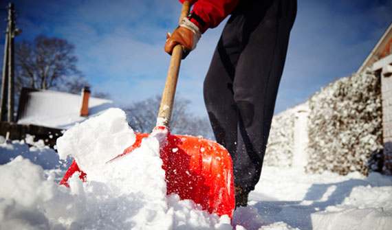 Schnee Räumung